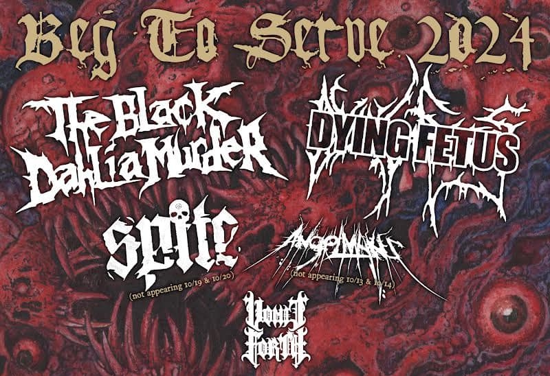 The Black Dahlia Murder & Dying Fetus