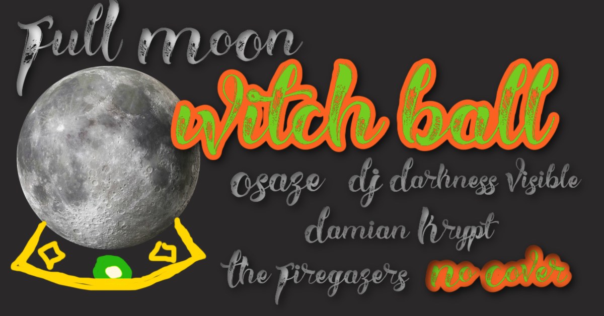 Full Moon Witch Ball