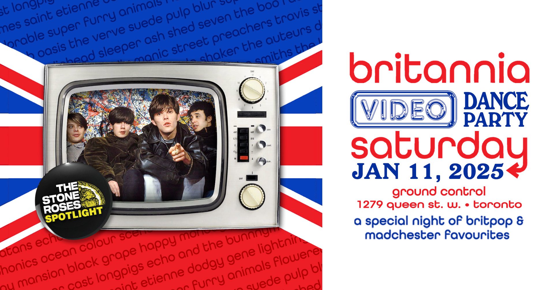 Britannia Video Dance Party - The Stone Roses Spotlight