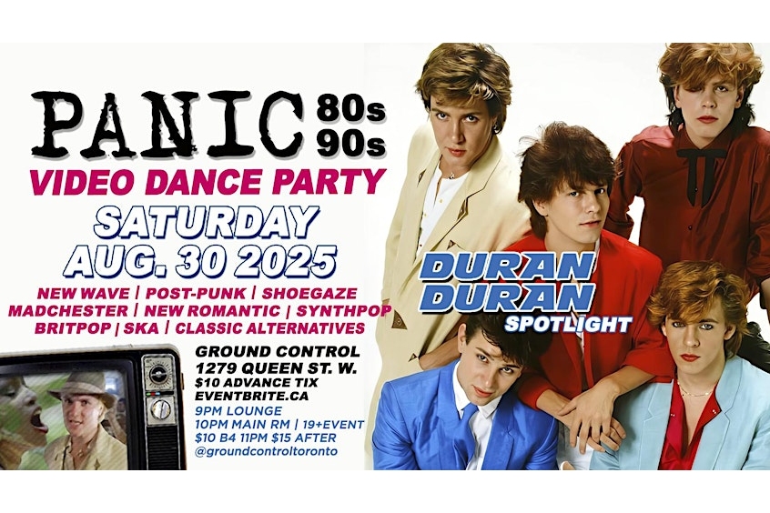 Panic 80s & 90s Video Dance Party - Duran Duran Spotlight