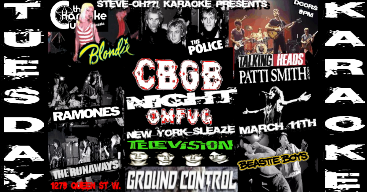 The Karaoke Cult - New York Sleaze CBGB Party