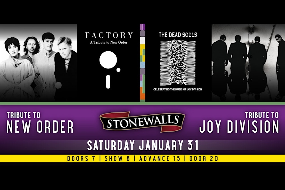 Factory: A Tribute to New Order & Dead Souls: Celebrating the Music of Joy Division