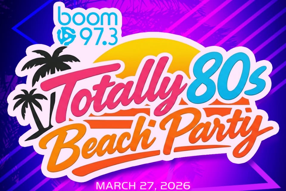 boom 97.3 Totally 80s Beach Party