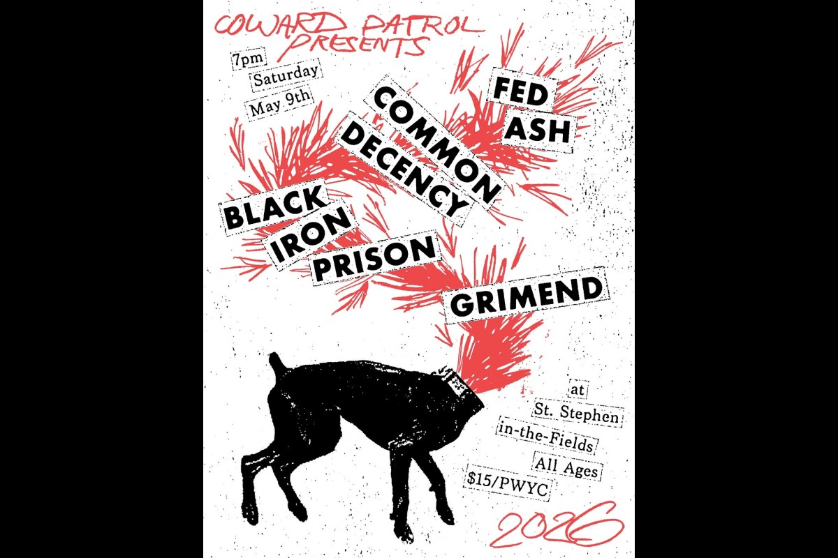 Fed Ash & Common Decency with Black Iron Prison & Grimend