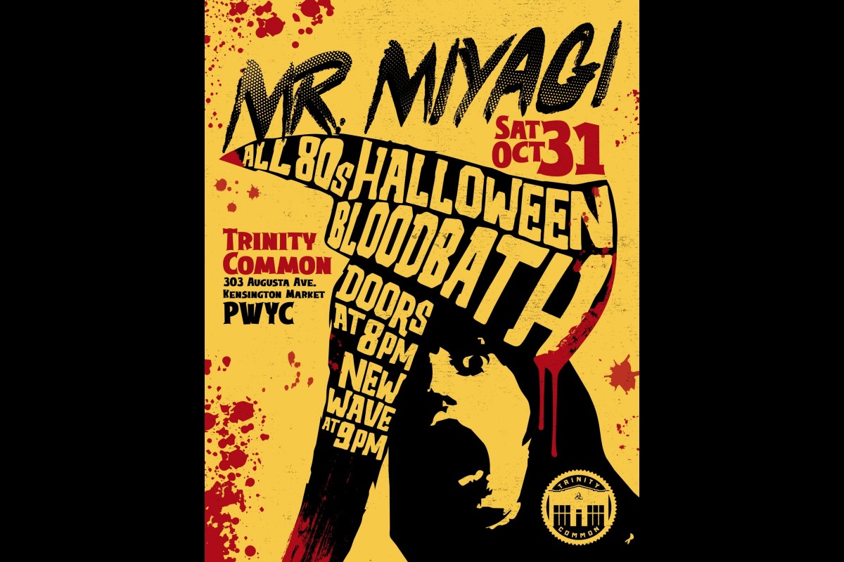 Mr. Miyagi All 80s Halloween Bloodbath