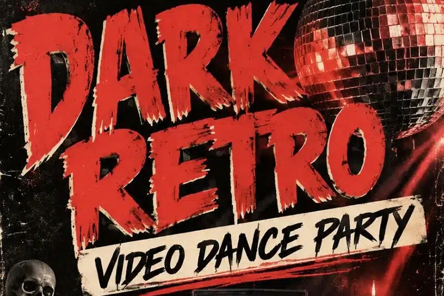 Dark Retro Video Dance Party