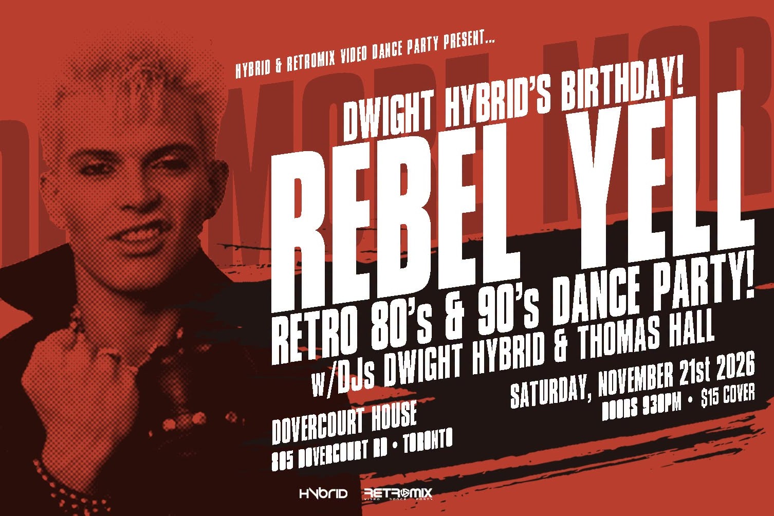 Rebel Yell Retro 80s & 90s Dance Party